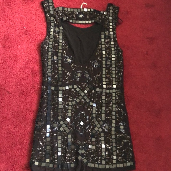 NWT Free People Embellished Mini Dress - Picture 7 of 7